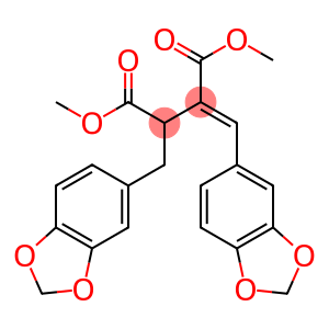 (E)-(1,3-Benzodioxol-5-ylmethyl)(1,3-benzodioxol-5-ylmethylene)butanedioic acid dimethyl ester