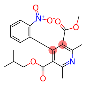 2,6-Dimethyl-4-(2-nitrophenyl)pyridine-3,5-dicarboxylic acid 3-methyl 5-(2-methylpropyl) ester