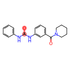 1-phenyl-3-[3-(piperidine-1-carbonyl)phenyl]urea