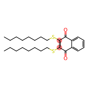 1,4-Naphthalenedione, 2,3-bis(octylthio)-