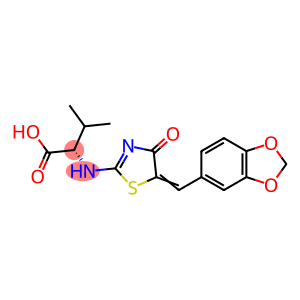 2-({5-[(E)-1,3-Benzodioxol-5-ylmethylidene]-4-oxo-4,5-dihydro-1,3-thiazol-2-yl}amino)-3-methyl