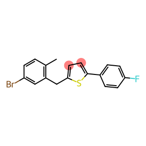 2-((5-bromo-2-methylphenyl)methyl)-5-(4-fluorophenyl)thiophene