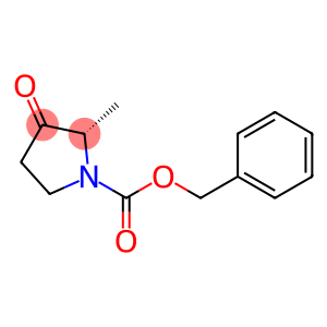 1-Pyrrolidinecarboxylic acid, 2-methyl-3-oxo-, phenylmethyl ester, (2S)-