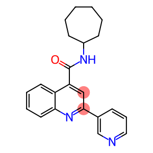 N-cycloheptyl-2-(pyridin-3-yl)quinoline-4-carboxamide