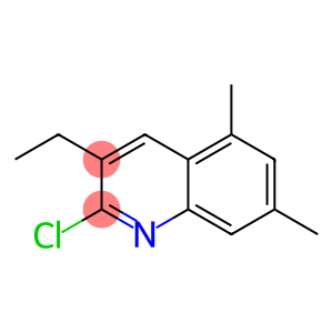 2-CHLORO-5,7-DIMETHYL-3-ETHYLQUINOLINE