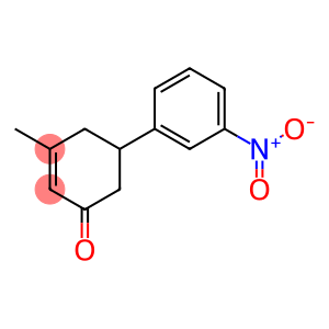 2-Cyclohexen-1-one, 3-methyl-5-(3-nitrophenyl)-