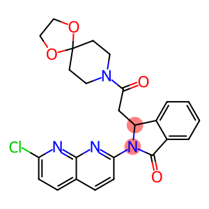 2-(7-氯-1,8-二氮萘-2-基)-3-[2-(1,4-二氧-8-氮杂螺[4.5]庚-8-基)-2-氧代乙基]-3H-异吲哚-1-酮