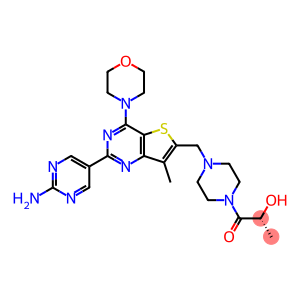 (R)-1-[4-[[2-(2-AMinopyriMidin-5-yl)-7-Methyl-4-(Morpholin-4-yl)thieno[3,2-d]pyriMidin-6-yl]Methyl]piperazin-1-yl]-2-hydroxypropan-1-one