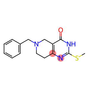 6-Benzyl-2-(methylthio)-5,6,7,8-tetrahydropyrido[4,3-d]pyrimidin-4(3H)-one