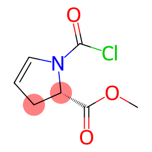 1H-Pyrrole-2-carboxylicacid,1-(chlorocarbonyl)-2,3-dihydro-,methylester,(S)-(9CI)