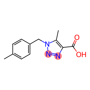 5-methyl-1-(4-methylbenzyl)-1H-1,2,3-triazole-4-carboxylic acid