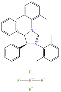 (4S,5S)-1,3-Bis(2,6-dimethylphenyl)-4,5-diphenyl-4,5-dihydro-1H-imidazol-3-ium tetrafluoroborate