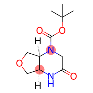 Furo[3,4-b]pyrazine-1(2H)-carboxylic acid, hexahydro-3-oxo-, 1,1-dimethylethyl ester, (4aR,7aS)-rel-