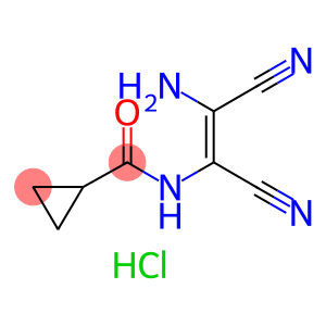 (Z)-1,2-DICYANO-2-[(CYCLOPROPYLCARBONYL)AMINO]-1-ETHENAMINIUM CHLORIDE