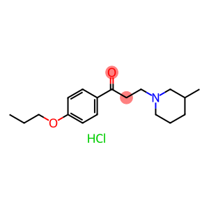 1-Propanone, 3-(3-methyl-1-piperidinyl)-1-(4-propoxyphenyl)-, hydrochloride (1:1)