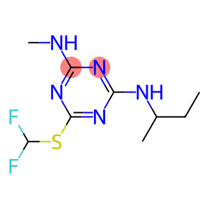 1,3,5-Triazine-2,4-diamine,6-[(difluoromethyl)thio]-N2-methyl-N4-(1-methylpropyl)-