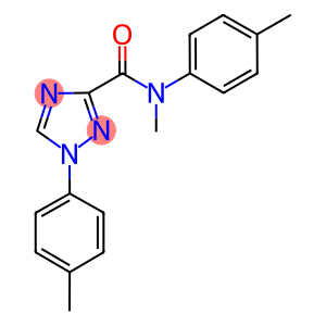 N-methyl-N,1-bis(4-methylphenyl)-1H-1,2,4-triazole-3-carboxamide