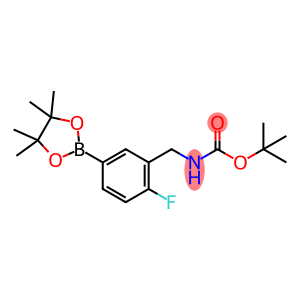 Tert-butyl (2-fluoro-5-(4,4,5,5-tetramethyl-1,3,2-dioxaborolan-2-yl)benzyl)carbamate