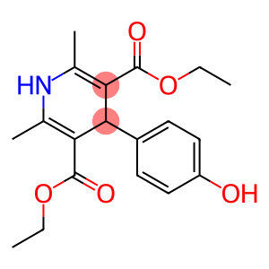 3,5-Pyridinedicarboxylic acid, 1,4-dihydro-4-(4-hydroxyphenyl)-2,6-dimethyl-, 3,5-diethyl ester