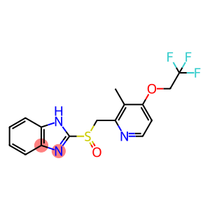 2-[3-METHYL-4-(2,2,2-TRIFLUORO-ETHOXY)-PYRIDIN-2-YLMETHANESULFINYL]-1H-BENZOIMIDAZOLE