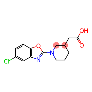 2-(1-(5-CHLOROBENZO[D]OXAZOL-2-YL)PIPERIDIN-3-YL)ACETIC ACID