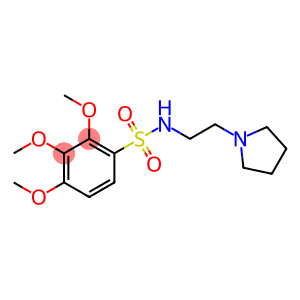 Benzenesulfonamide, 2,3,4-trimethoxy-N-[2-(1-pyrrolidinyl)ethyl]-