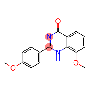 4(1H)-Quinazolinone,  8-methoxy-2-(4-methoxyphenyl)-  (9CI)