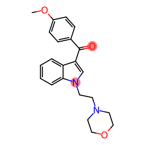 Methanone, (4-methoxyphenyl)[1-[2-(4-morpholinyl)ethyl]-1H-indol-3-yl]-