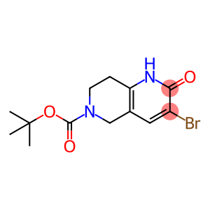 (Tert-butyl 3-bromo-2-oxo-1,5,7,8-tetrahydro-1,6-naphthyridine-6-carboxylate)