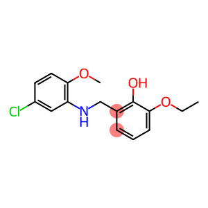 2-{[(5-chloro-2-methoxyphenyl)amino]methyl}-6-ethoxyphenol