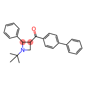 [1,1'-biphenyl]-4-yl(1-tert-butyl-2-phenyl-3-azetidinyl)methanone