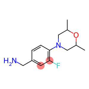 4-(2,6-二甲基吗啉-4-基)-3-氟苯基]甲胺