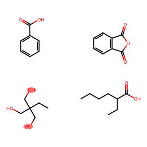 1,3-Propanediol, 2-ethyl-2-(hydroxymethyl)-, polymer with 1,3-isobenzofurandione, benzoate 2-ethylhexanoate