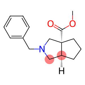 REL-(3AR,6AR)-2-苄基六氢环戊二烯并[C]吡咯-3A(1H)-羧酸甲酯