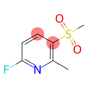 Pyridine, 6-fluoro-2-methyl-3-(methylsulfonyl)-