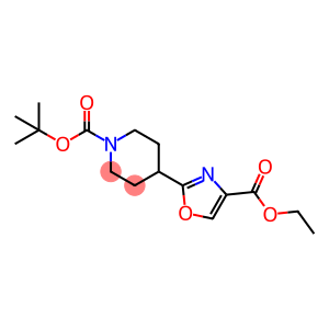 ethyl 2-(1-(tert-butoxycarbonyl)piperidin-4-yl)oxazole-4-carboxylate