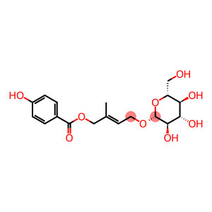 β-D-Glucopyranoside, (2E)-4-[(4-hydroxybenzoyl)oxy]-3-methyl-2-buten-1-yl