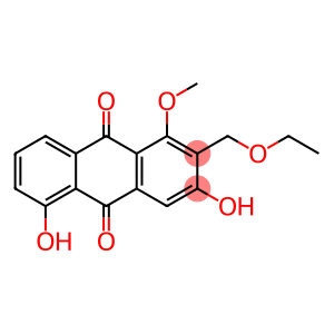 5-hydroxydamnacanthol-omega-ethyl ether