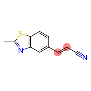 5-Benzothiazoleacrylonitrile,2-methyl-(6CI)