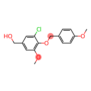 3-Chloro-5-methoxy-4-[(4-methoxyphenyl)methoxy]benzenemethanol