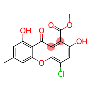 4-Chloro-2,8-dihydroxy-6-methyl-9-oxo-9H-xanthene-1-carboxylic acid methyl ester