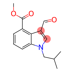 3-Formyl-1-isobutyl-1H-indole-4-carboxylic acid methyl ester
