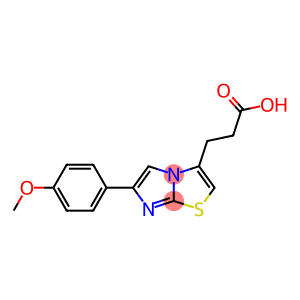 3-[6-(4-METHOXYPHENYL)IMIDAZO[2,1-B][1,3]THIAZOL-3-YL]PROPANOIC ACID