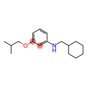 N-(Cyclohexylmethyl)-3-isobutoxyaniline