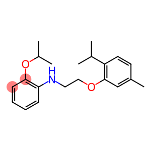 Benzenamine, 2-(1-methylethoxy)-N-[2-[5-methyl-2-(1-methylethyl)phenoxy]ethyl]-
