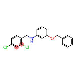3-(Benzyloxy)-N-(2,4-dichlorobenzyl)aniline