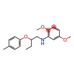 2,5-Dimethoxy-N-[2-(4-methylphenoxy)butyl]aniline