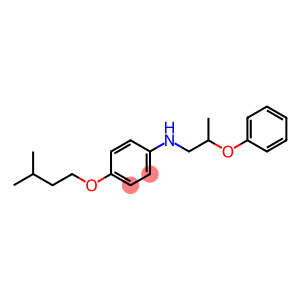 4-(3-methylbutoxy)-N-(2-phenoxypropyl)aniline