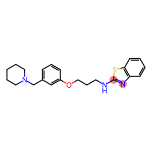 N-[3-[3-(1-PIPERIDINYLMETHYL)PHENOXY]PROPYL]-2-BENZOTHIAZOLAMINE DIMALEATE SALT
