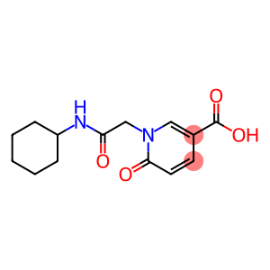 1-[(cyclohexylcarbamoyl)methyl]-6-oxo-1,6-dihydropyridine-3-carboxylic acid